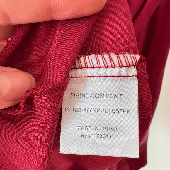 Princess Polly Shellie Satin Strapless Mini Dress NWT Red Size 6 - Picture 10 of 10